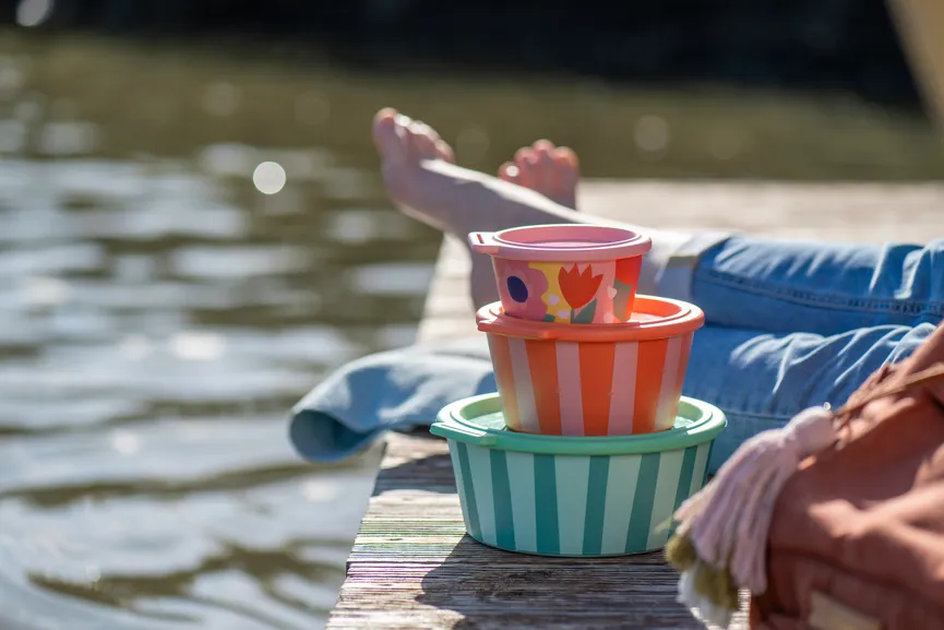 Box "Nora Stripes" 1,3 Liter milieu