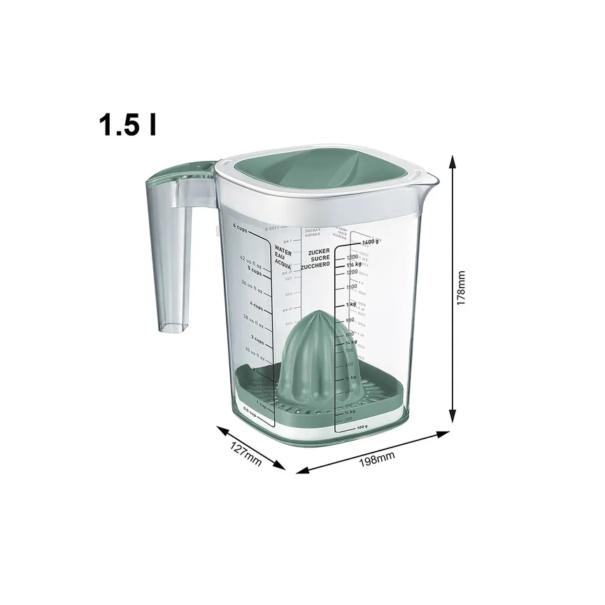 Messbecher 1,5 l Loft grün detail