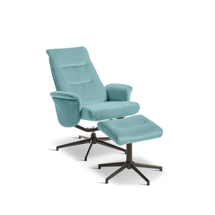 Relaxsessel + Hocker detail