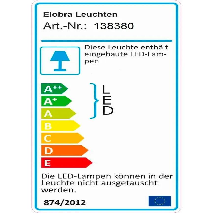 Deckenleuchte "Astronauts" energielabel