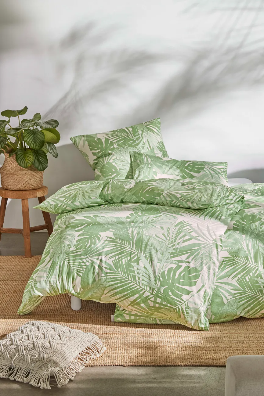 Satin-Bettw. Zeitgeist 155x220 milieu