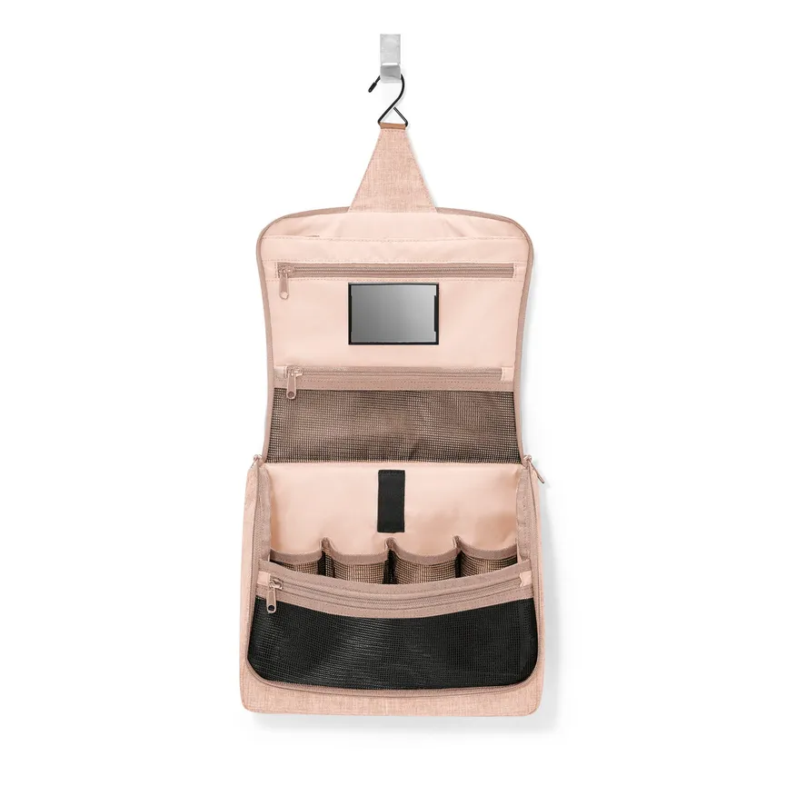 Kulturtasche XL "twist coffee" detail
