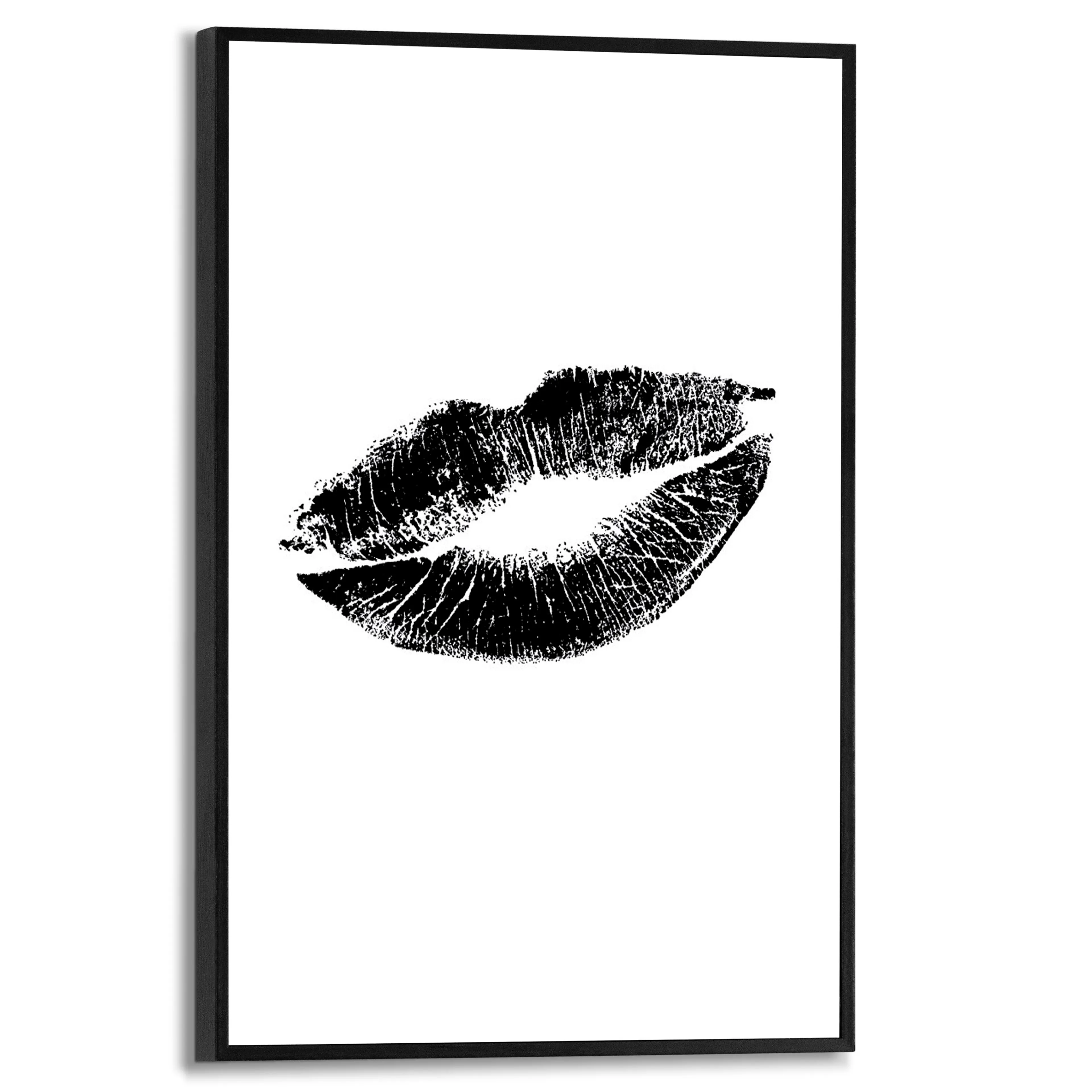 Wandbild 30 x 20 cm
 Hot Lips

