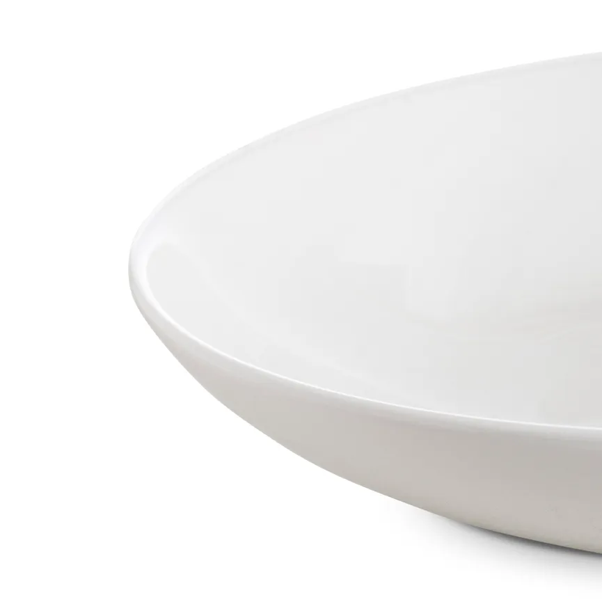 Suppenteller "Mia" weiß detail