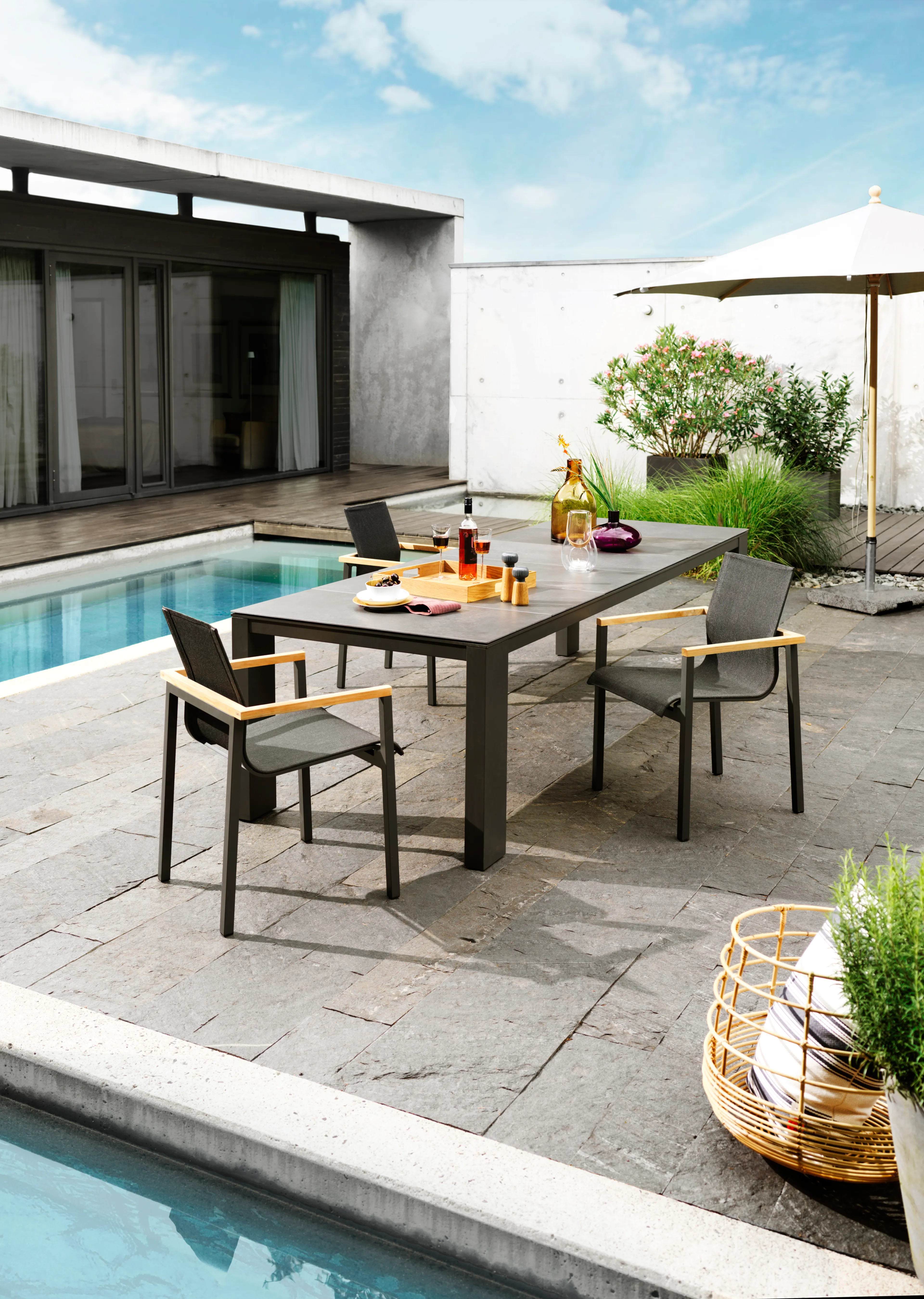 Gartentisch Elements 250 x 100 cm