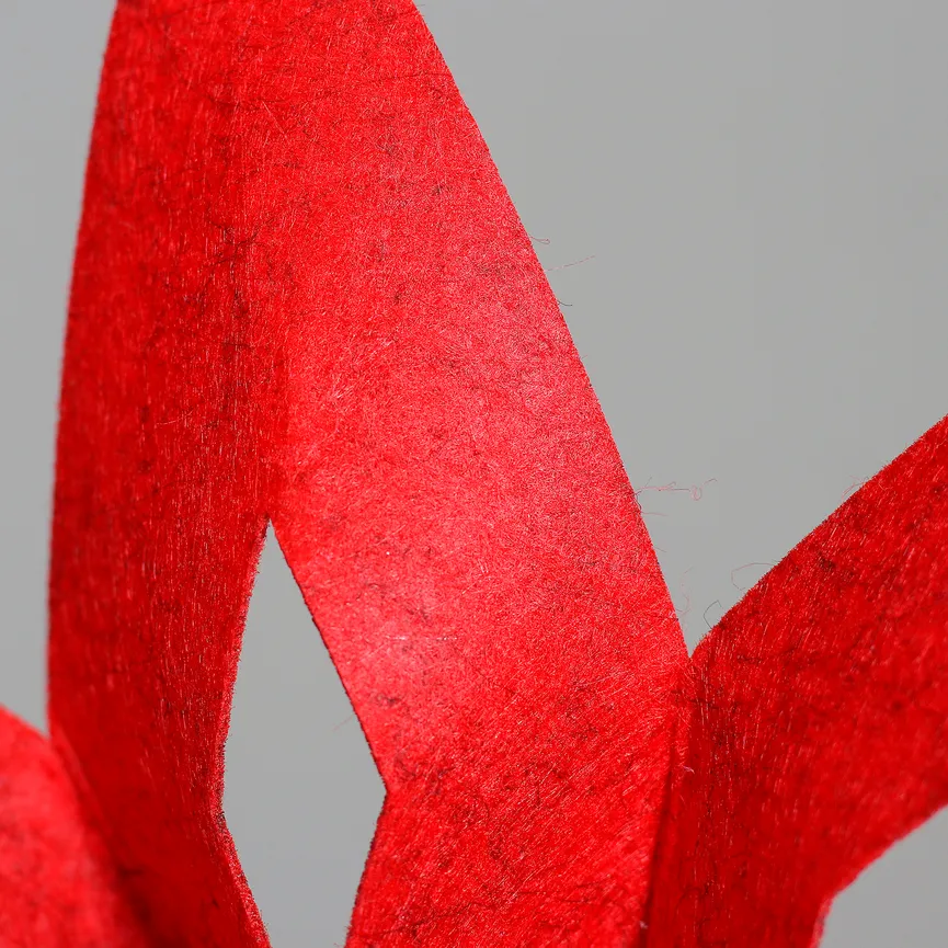 Hänger "Stern" rot detail