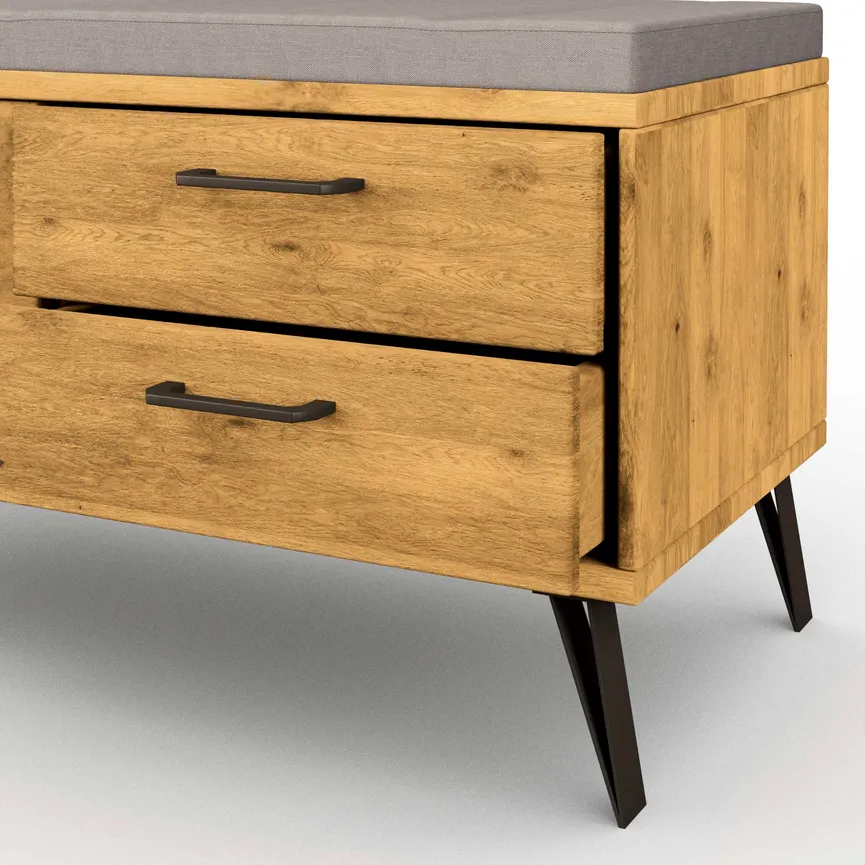 Garderobenbank detail