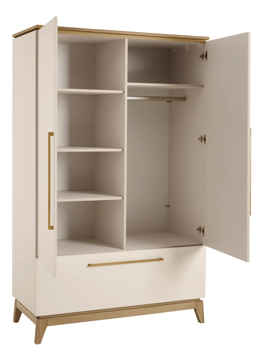 Kleiderschrank 2-trg. detail