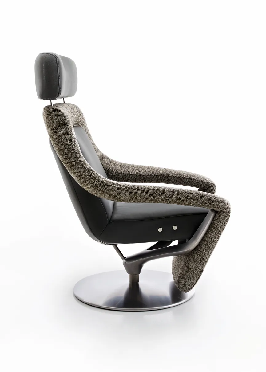 Sessel Yoko-3 DT nickel detail