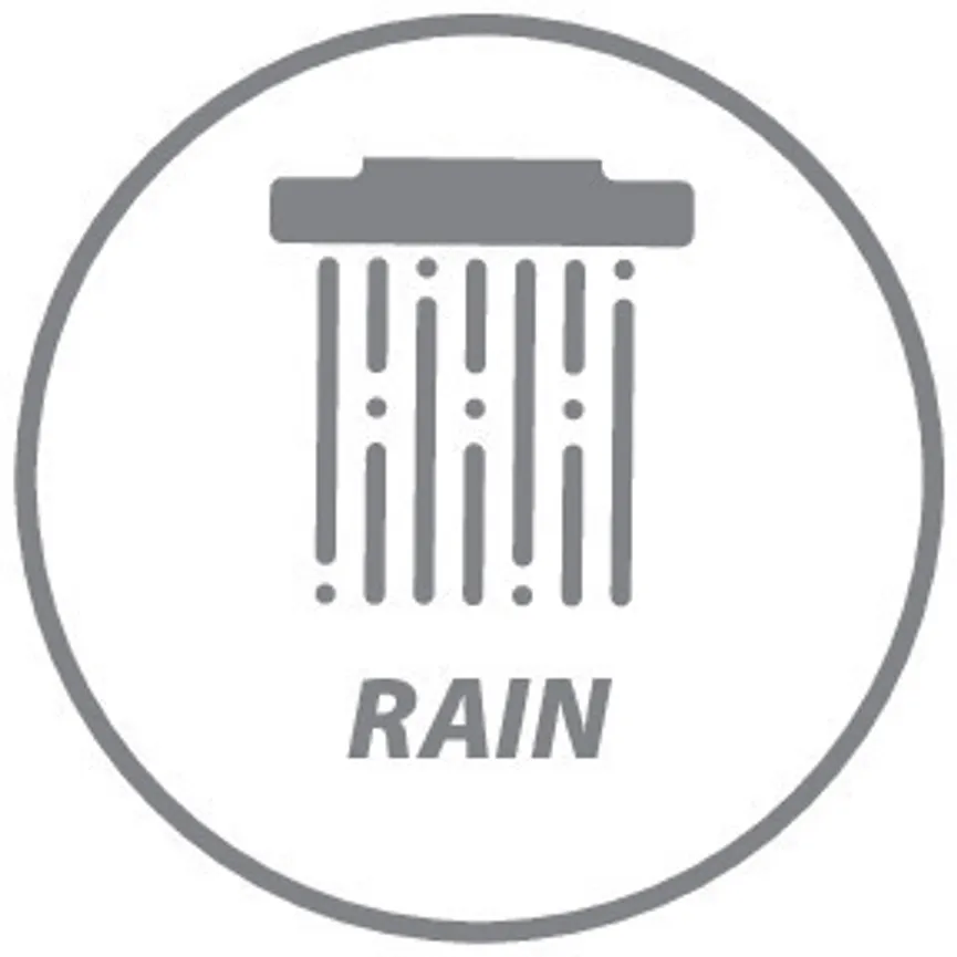 Duschkopf Watersaving verchrom detail