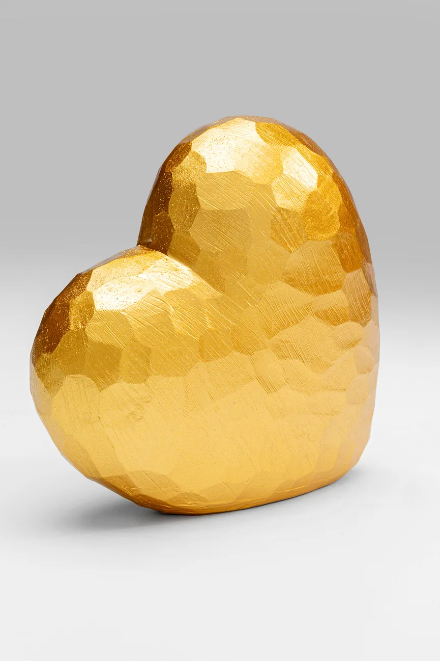 Figur "Heart" Herz gold detail