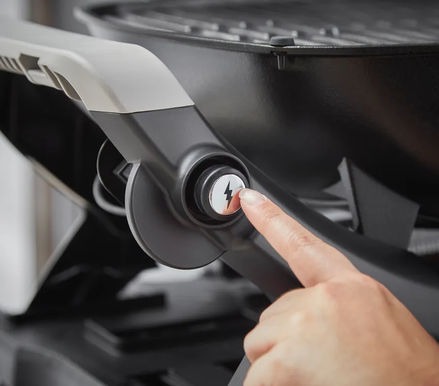 Weber Q1200N mit Stand detail