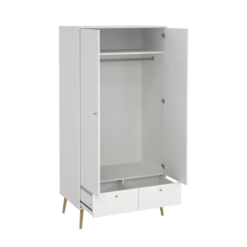 Kleiderschrank 2-trg. detail