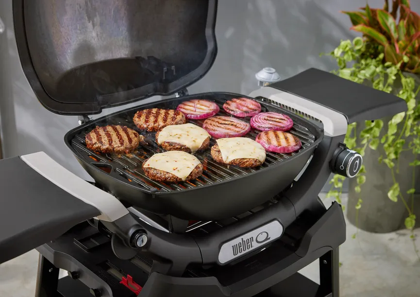 Weber Q1200N mit Stand milieu