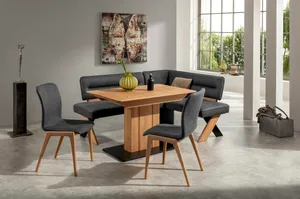 Esstisch mit Ansteckplatte