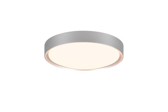 Trio LED-Deckenleuchte Silber Clarimo