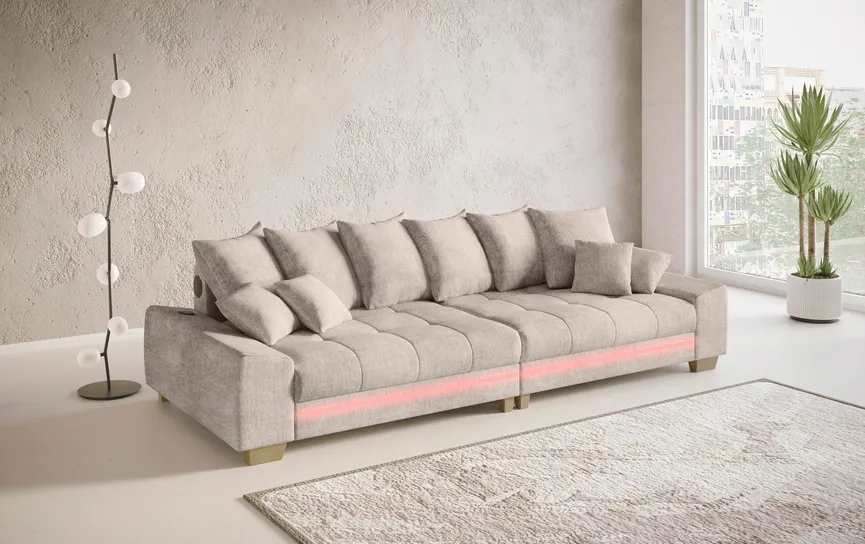 Bigsofa+LED+Soundsystem milieu