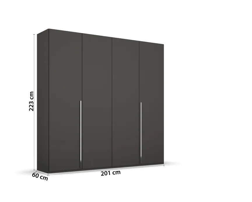 Drehtürenschrank 4-trg. detail