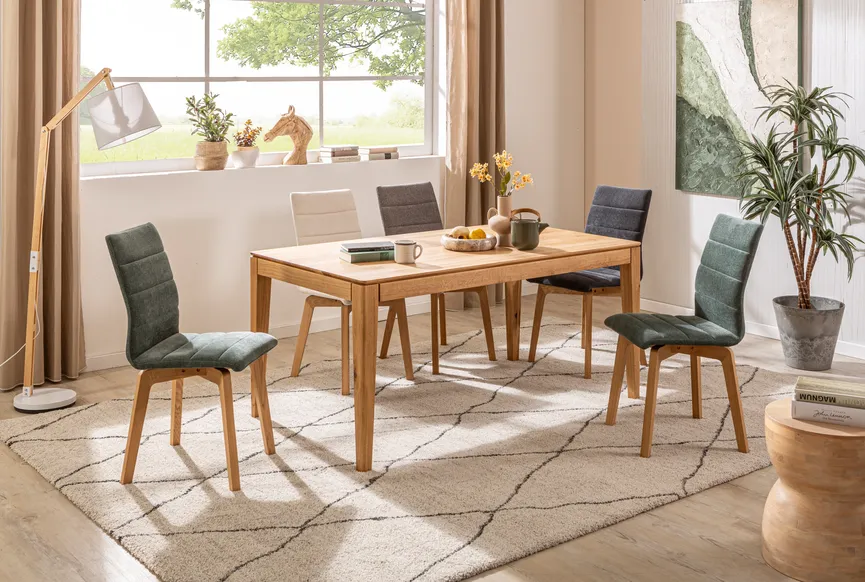 Ausziehtisch 160 cm milieu