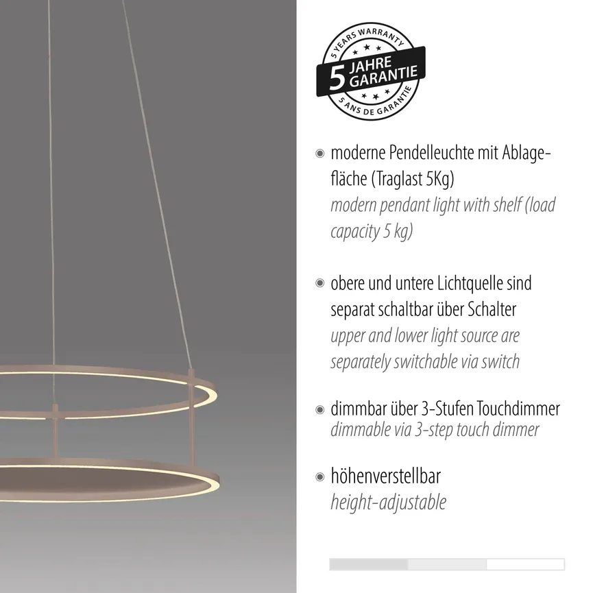 Pendelleuchte "Contura" detail