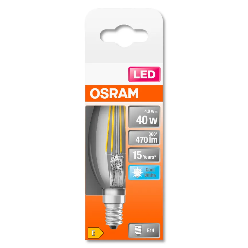 E14/4W LED Kerze detail