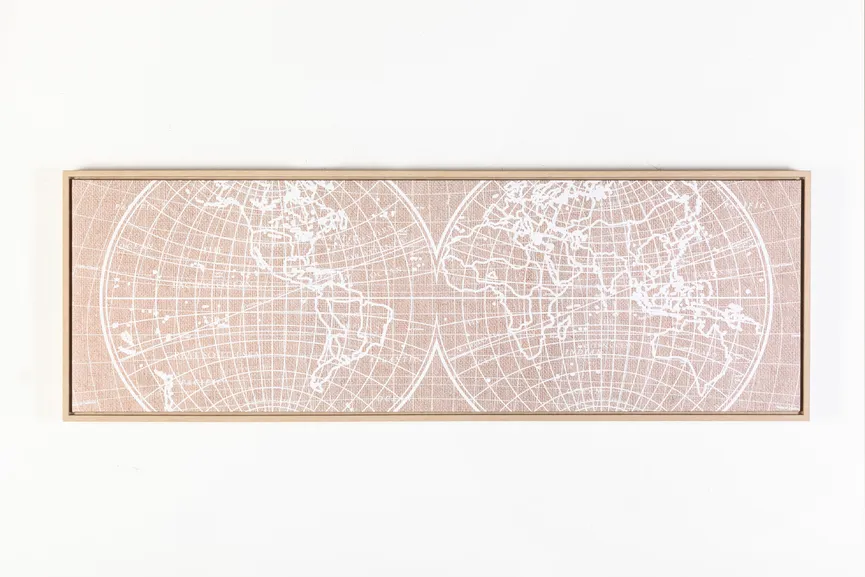 Kunstdruck "Weltkarte I" hauptaufnahme