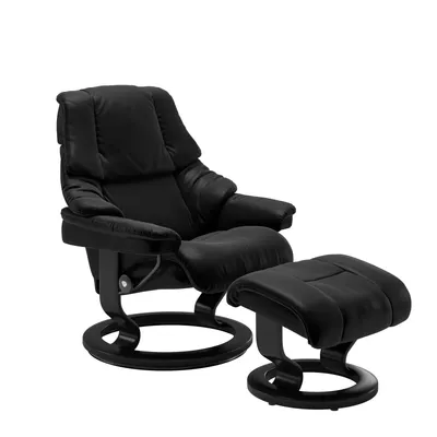 Sessel mit Hocker