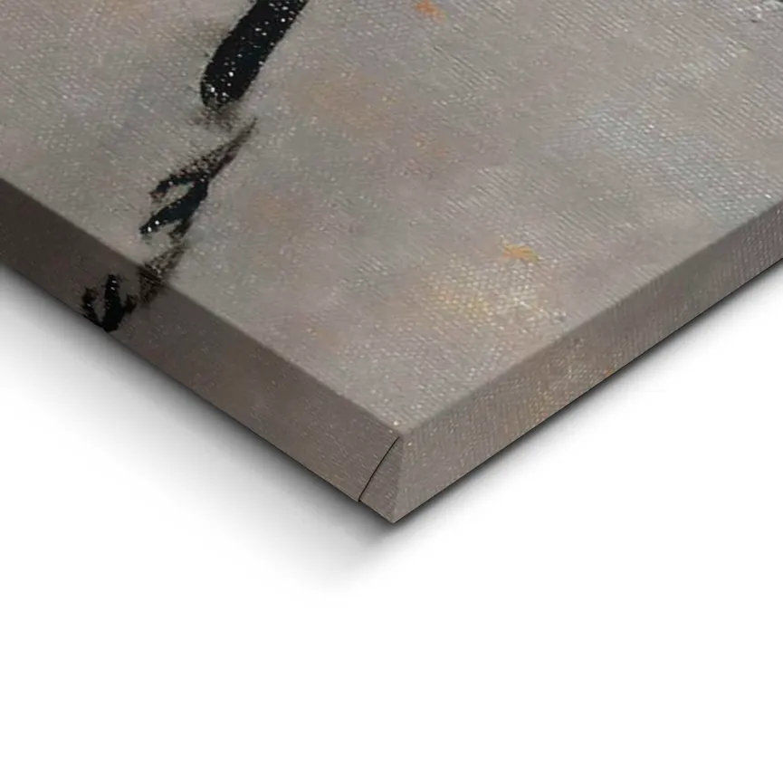 Leinwand "Golden Face" detail