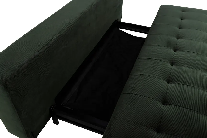 Schlafsofa Füße dunkel detail
