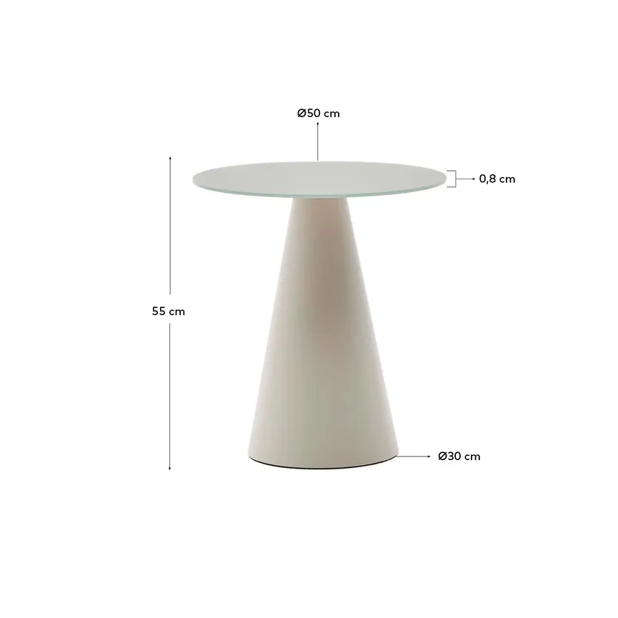 Beistelltisch Ø50cm detail