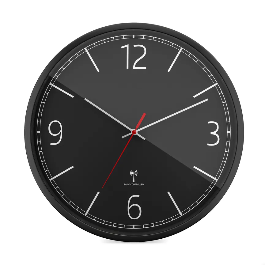 Funk-Wanduhr material_farbe