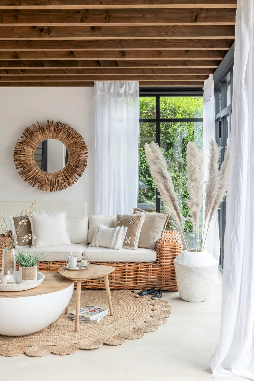 Vase "Chad" weiß milieu