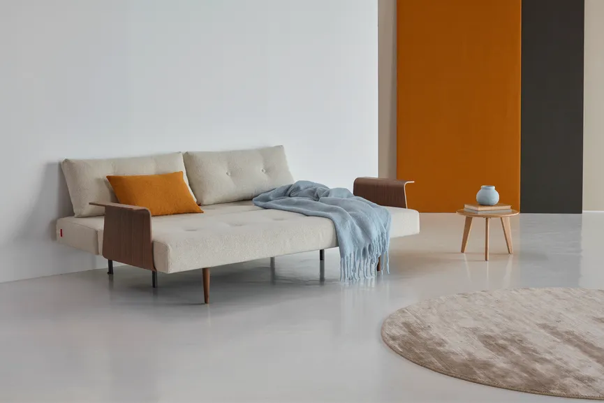 Sofa+AL dunkles Holz detail