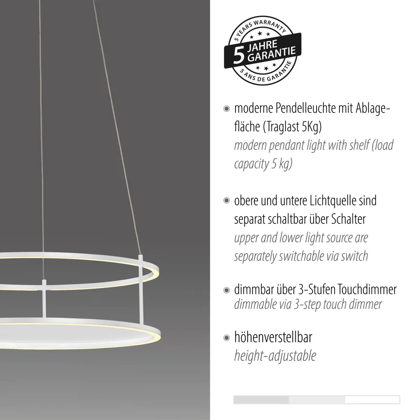 Pendelleuchte "Contura" detail
