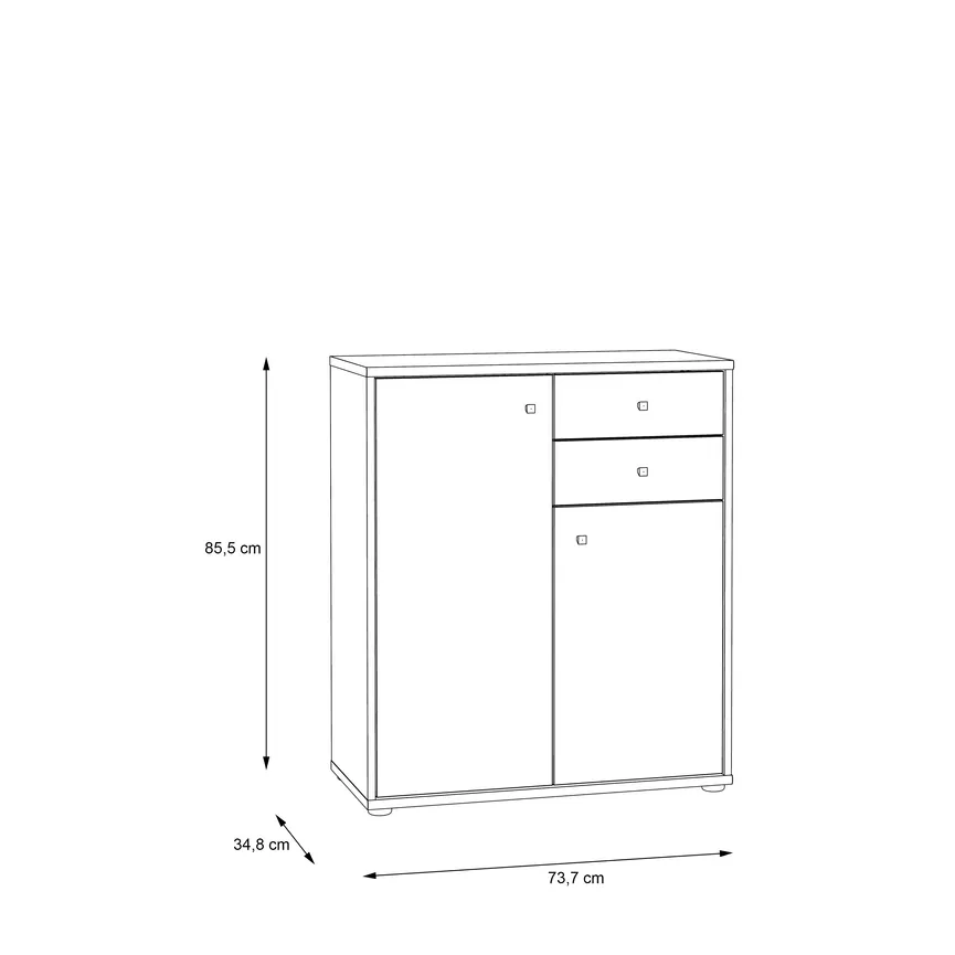Kommode 2T/2S detail