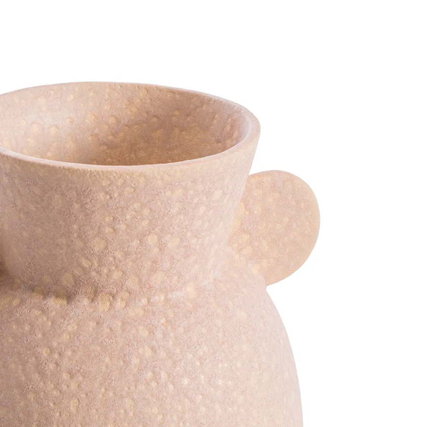 Vase "Mickey" rosa detail
