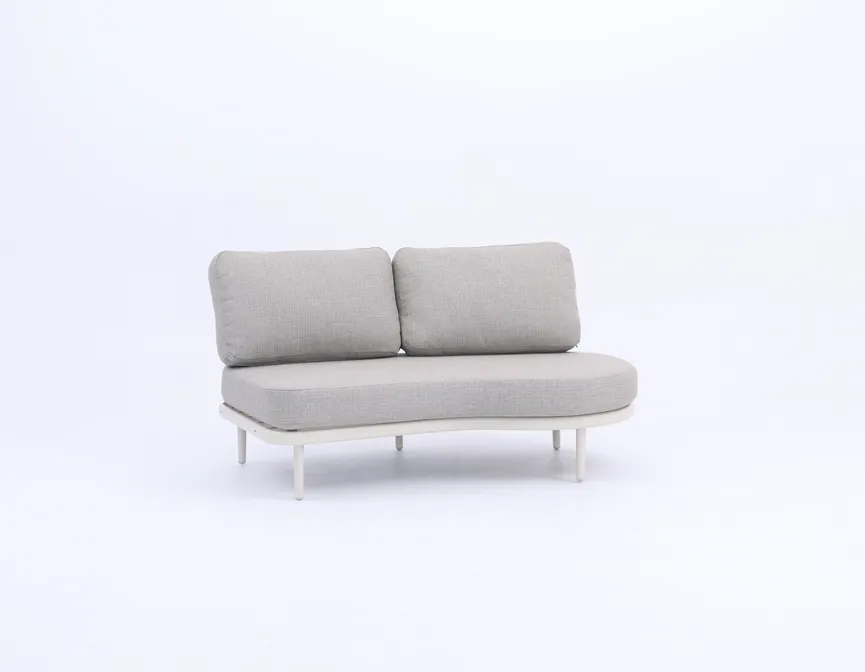 Loungesofa Creme 4-Sitzer detail