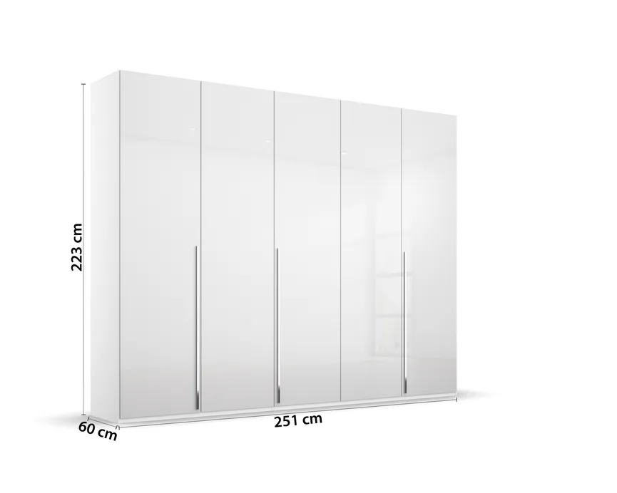 Drehtürenschrank 5-trg. detail