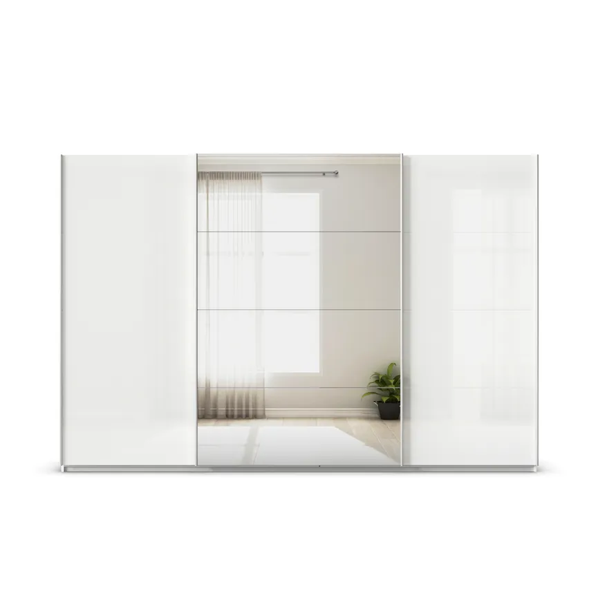 Schwebetürenschrank 3-trg. detail