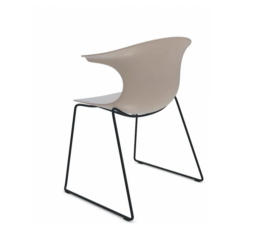 Stuhl Sledge black detail