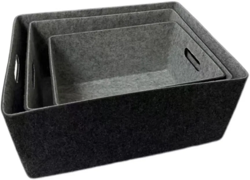 Boxen-Set 3-tlg. schwarz-grau hauptaufnahme