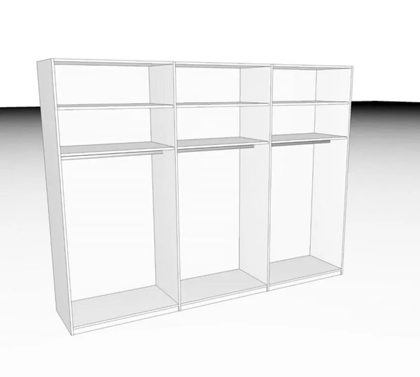 Drehtürenschrank Basic detail