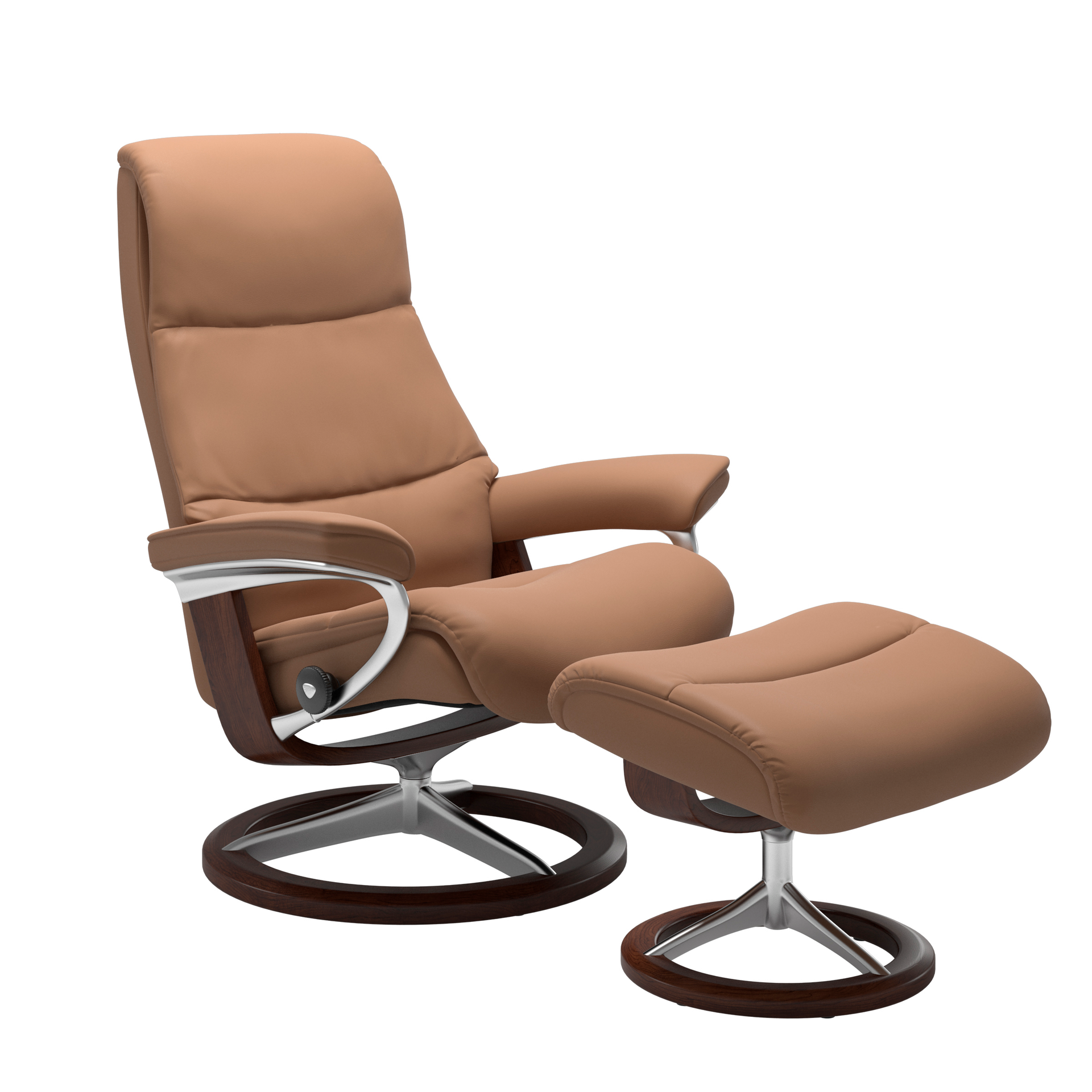 Sessel mit Hocker