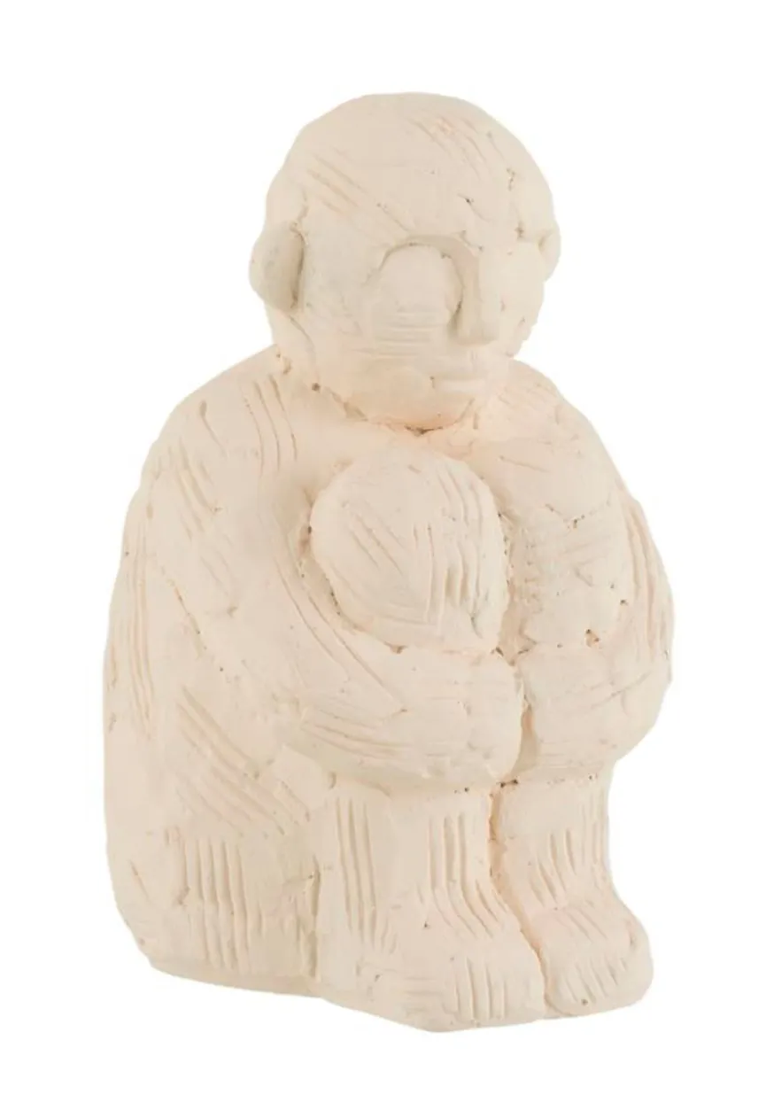 Figur "Sitzend" weiß hauptaufnahme