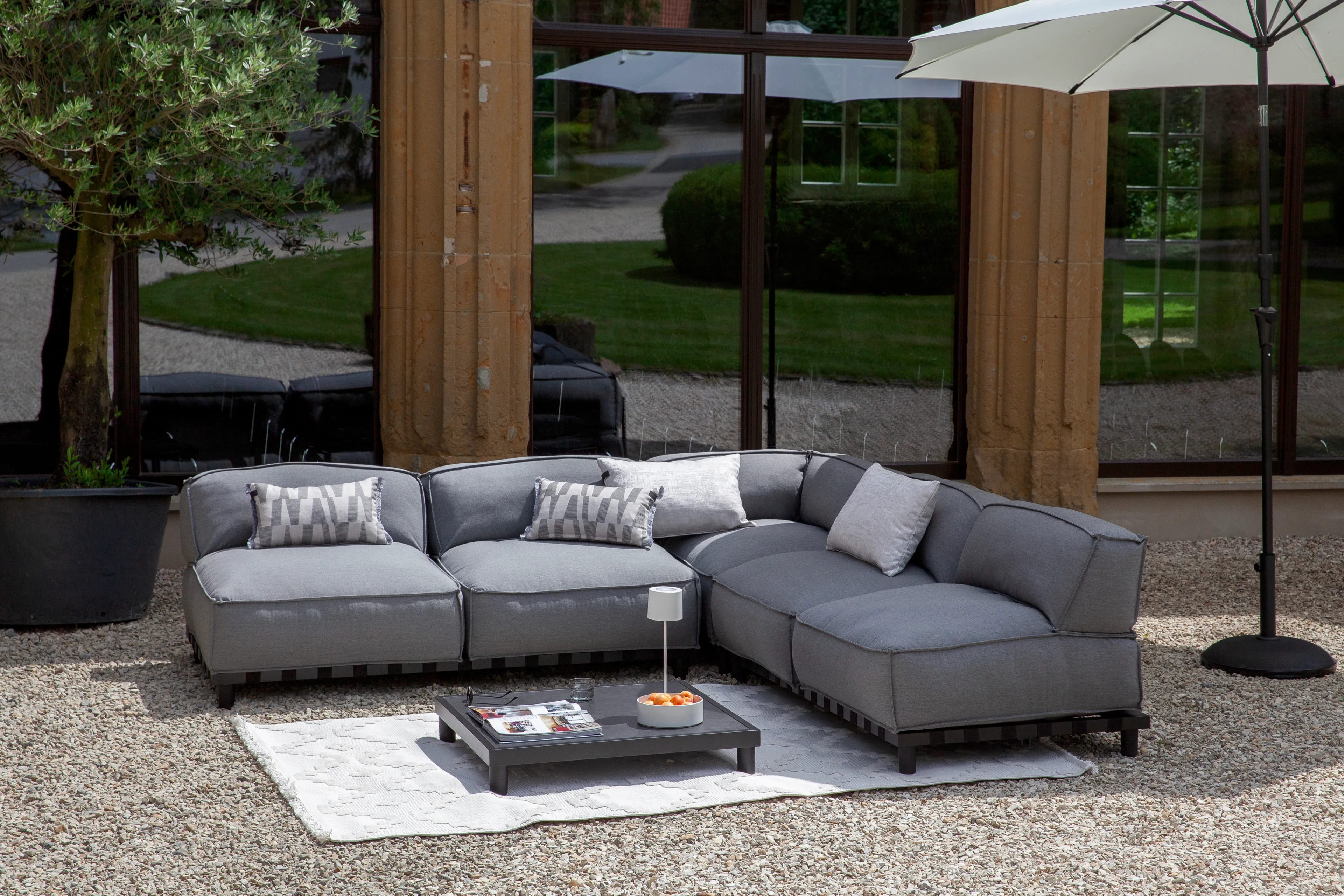 Loungetisch Vlieland 85 x 85 cm