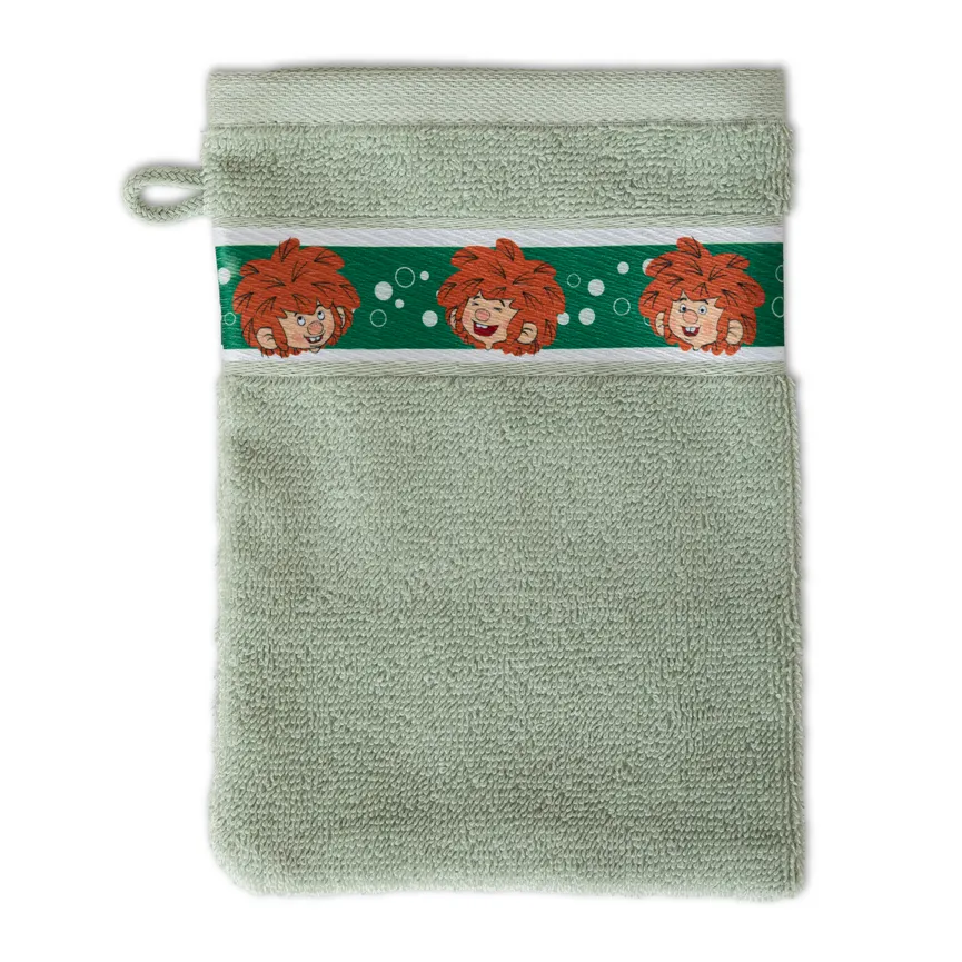 Waschhandschuh "PUMUCKL" grün hauptaufnahme