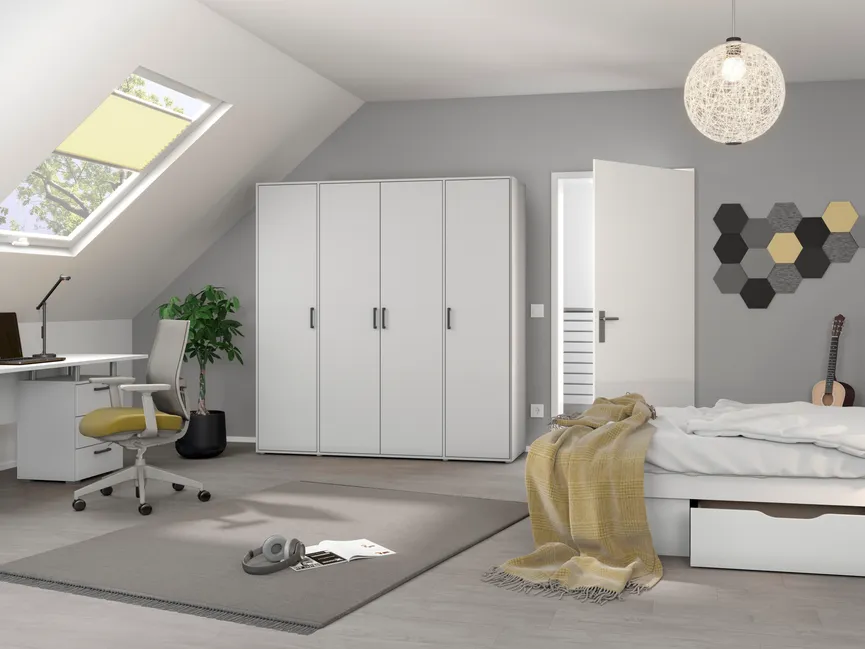 Drehtürenschrank 4-trg. milieu