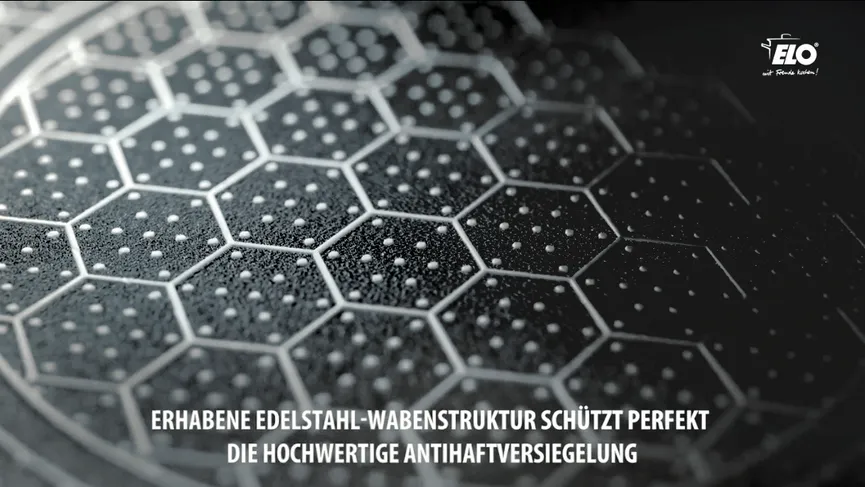 Servierpfanne Relief Solution detail