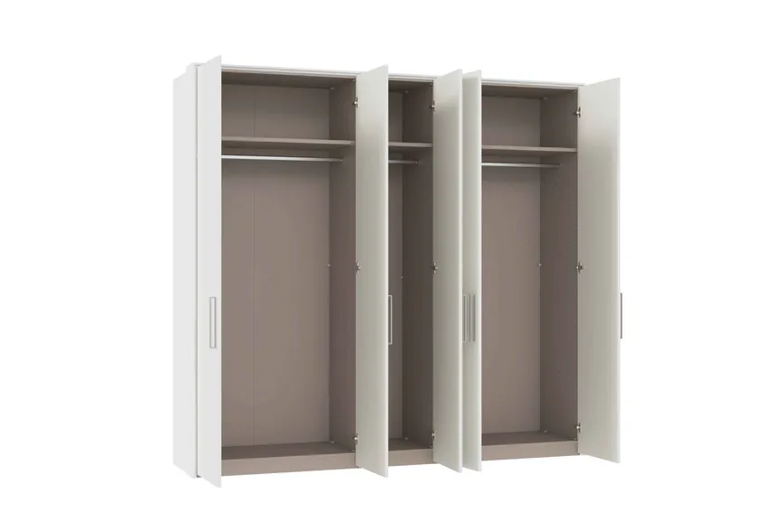 Drehtürenschrank 5-trg. detail