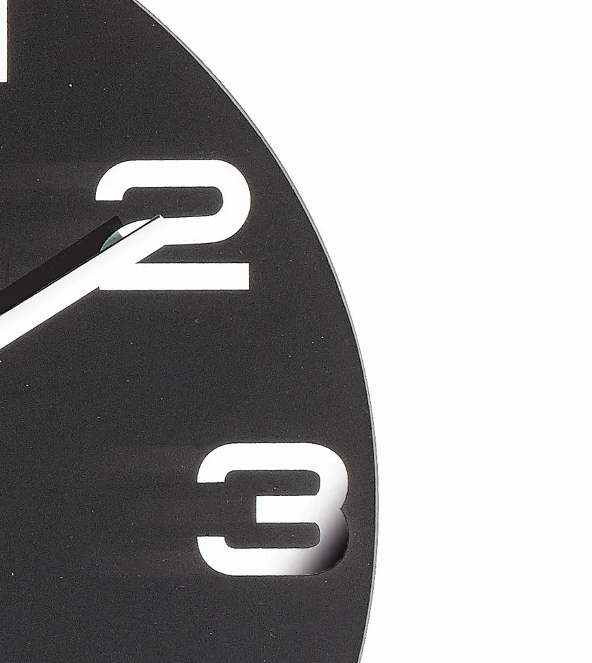 Quarz-Wanduhr detail